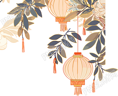 金线挂牌的桂花枝素材