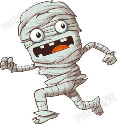 插画设卡通木乃伊宝贝PNG图形素材