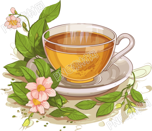 高清创意茶杯设计素材
