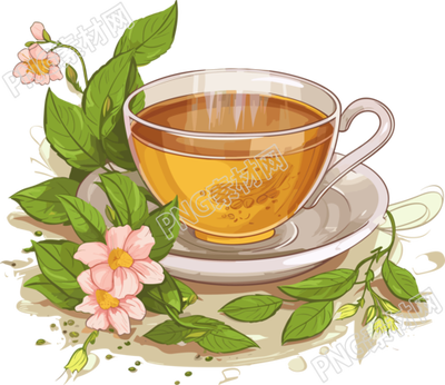 高清创意茶杯设计素材