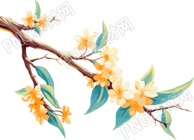 花枝精确绘画插画设计素材