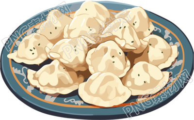 透明背景商业使用饺子PNG元素