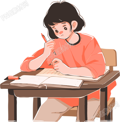 手绘插画学生学习素材