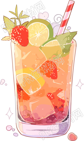 手绘插画饮料商用素材