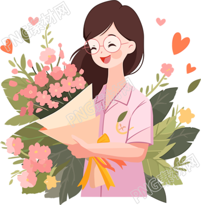 教师节手绘插画设计元素