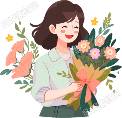 高清PNG透明背景开心的女老师商业素材