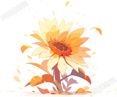 教师节太阳花极简主义素材