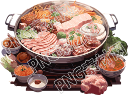 插画设计图形卡通火锅素材