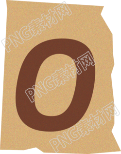 数字0复古贴纸插画素材