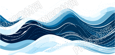 创意设计海浪插画商业可用