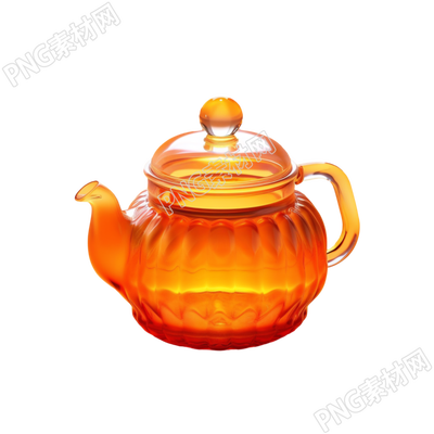 透明中秋元素3D渲染茶壶素材