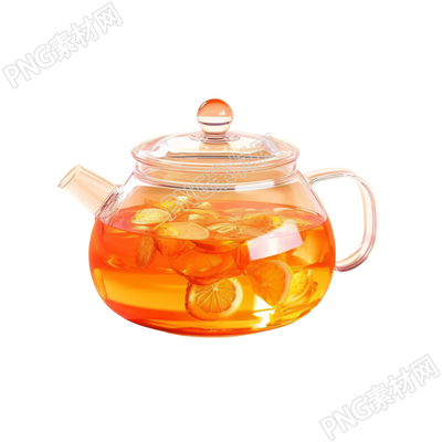 一壶茶半透明高清PNG图形素材