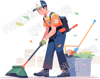 清洁图形设计商业插画