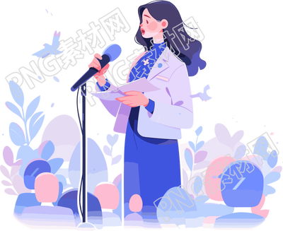 手绘音乐家插画