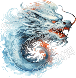 中国风3D龙华丽视觉效果素材