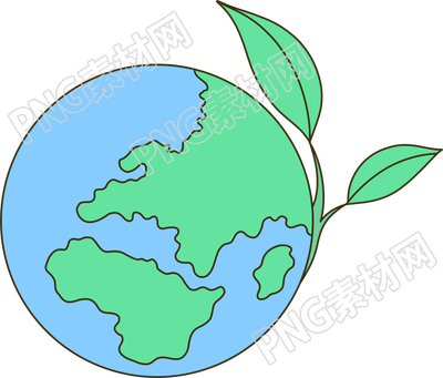 节约用水保护我们的地球手绘商用插图