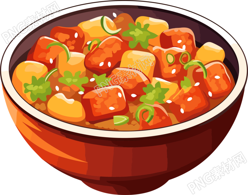 冬季美食透明背景素材