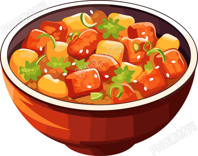 冬季美食透明背景素材