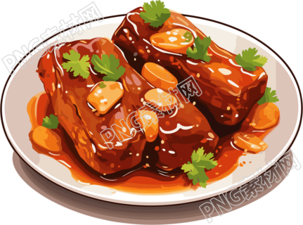 美味的冬日牛排可商用素材