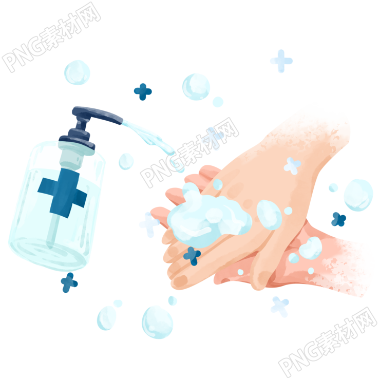 勤洗手预防流感传染病商用插图