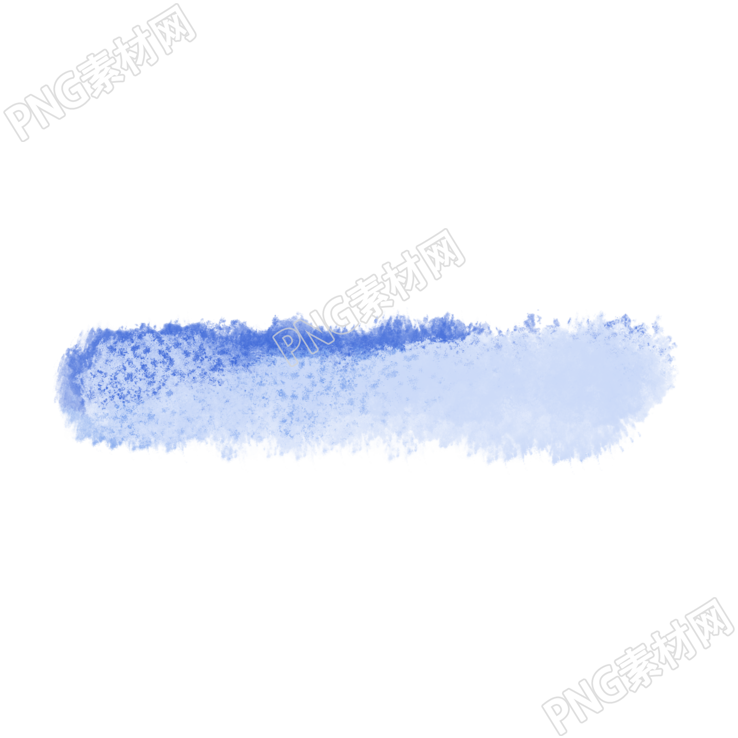 商业可用浅蓝色水彩晕染的横幅插画