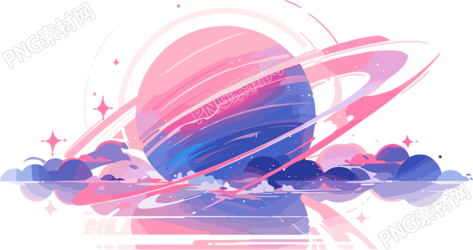 星球矢量插图PNG素材