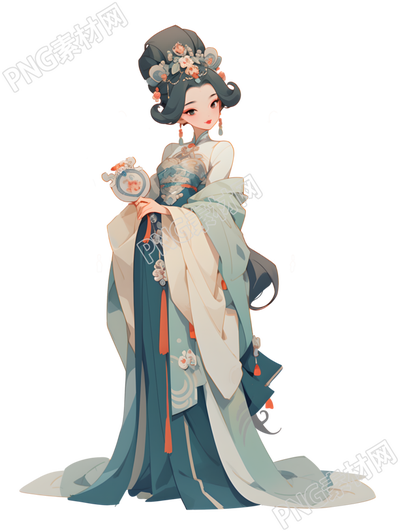 可商用敦煌女神圖案素材