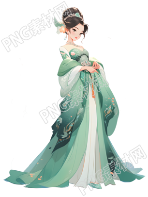创意设计中国敦煌女神PNG素材