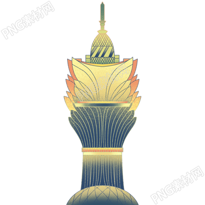 澳門地標(biāo)性建筑PNG素材