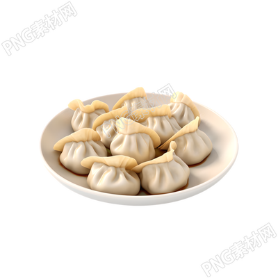 美味食品設(shè)計(jì)中國餃子素材