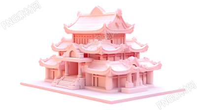 古代中國閣樓素材設計元素