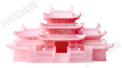 閣樓果凍積木模型插畫