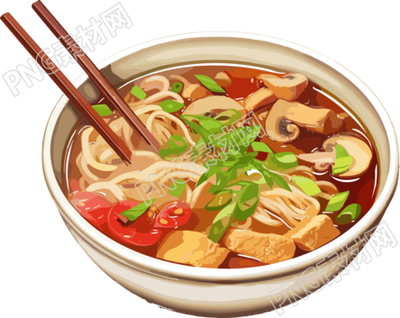 雞湯面高清插畫(huà)設(shè)計(jì)元素