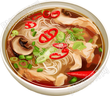 精美的鸡汤面插图
