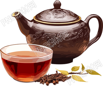 茶壺和杯子創(chuàng)意設(shè)計圖形素材
