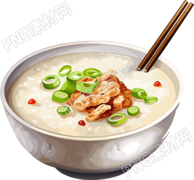 白粥美味可口插圖