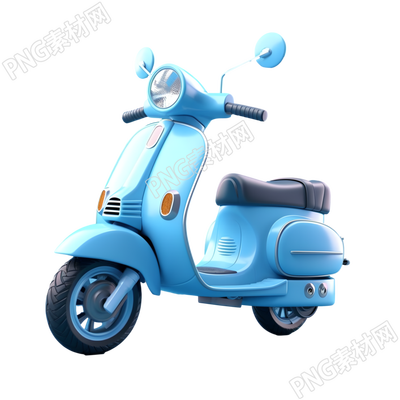 電動車3D渲染插圖