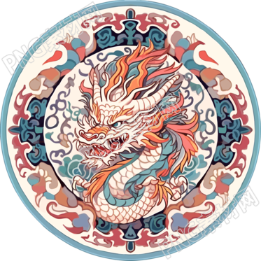中国龙头图案设计素材