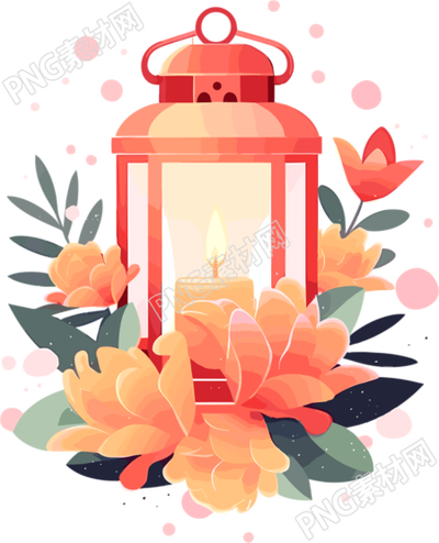 花燈卡通國風(fēng)商業(yè)插畫