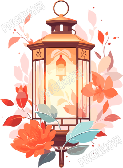 花燈中國(guó)風(fēng)創(chuàng)意圖形素材