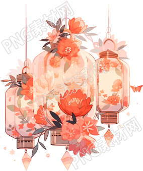 花燈創(chuàng)意圖形素材