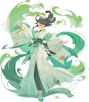 仙女中式古风插画