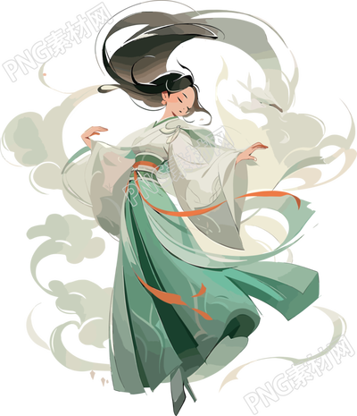 仙女中式古風(fēng)呆萌元素