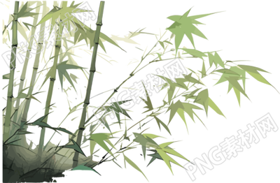 傳統(tǒng)工筆畫竹林商業(yè)可用插畫