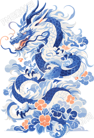 中国龙创意设计图案元素