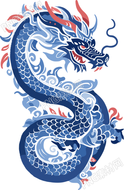 中國(guó)龍平面插畫設(shè)計(jì)素材