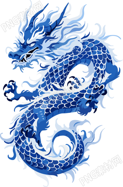 中国龙简洁设计元素