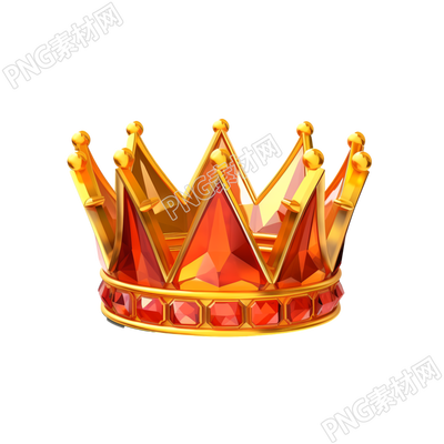 3D黃金皇冠逼真風(fēng)格