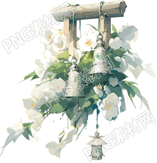 風(fēng)鈴花朵圖案設(shè)計(jì)