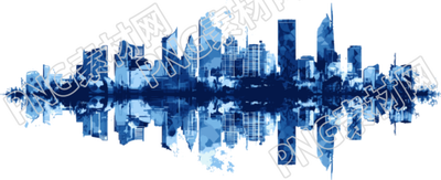 創(chuàng)意商業(yè)設(shè)計(jì)城市天際線圖